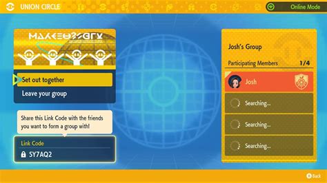 For the online multiplayer you'll have to go online by pressing the L button on the union circle screen, after which you get a 6. . Pokemon union circle codes
